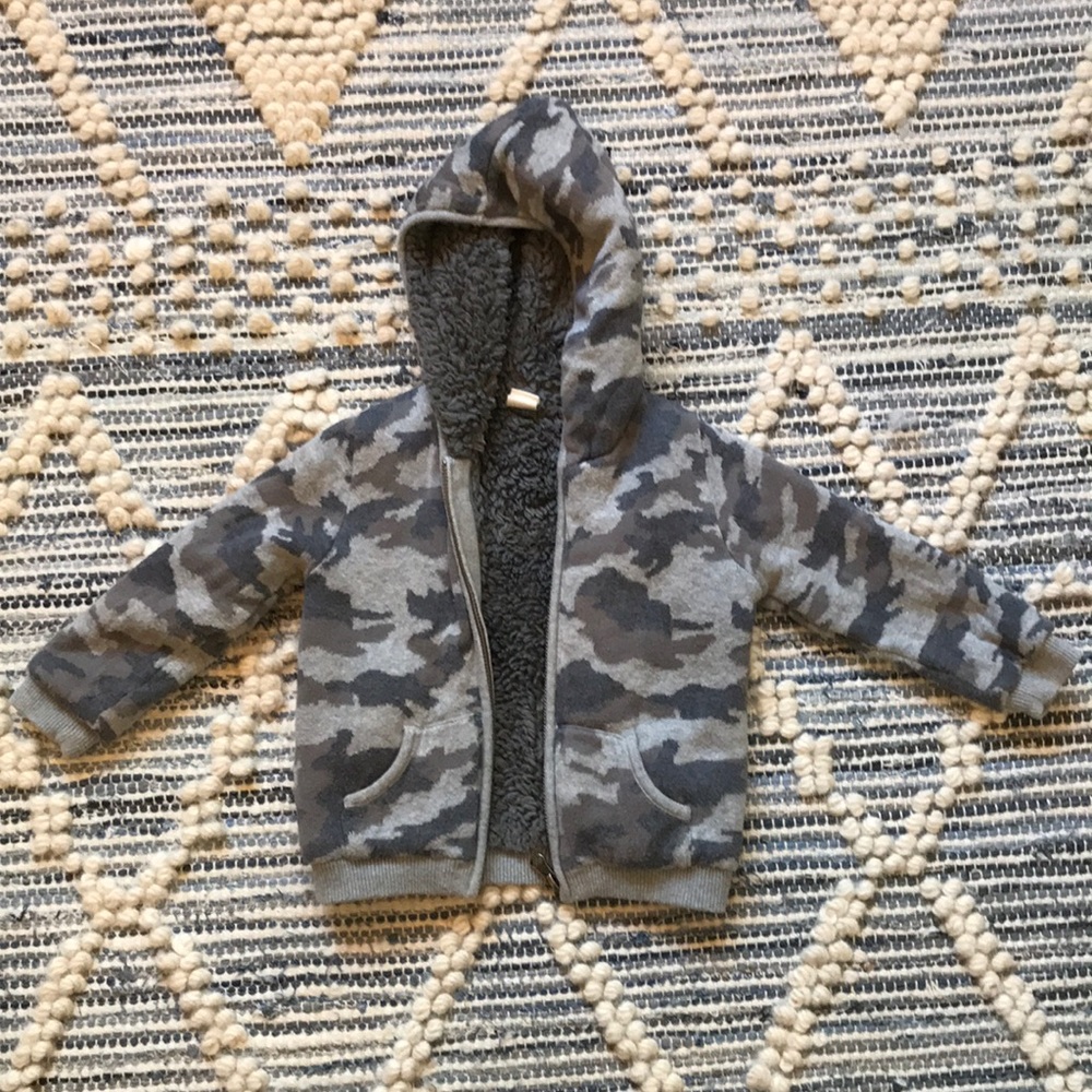 Tucker + Tate Camo Zip-up Hooded Sweatshirt